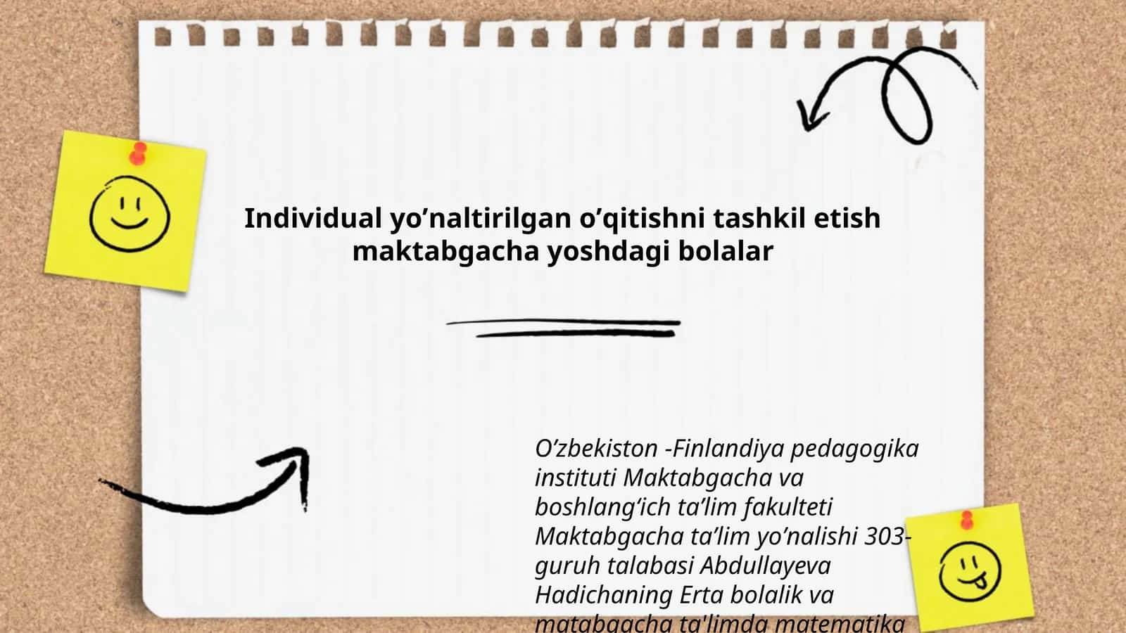 Abdullayeva Hadichaning Erta bolalik va matabgacha ta'limda matematika fanidan tayyorlagan taqdimoti