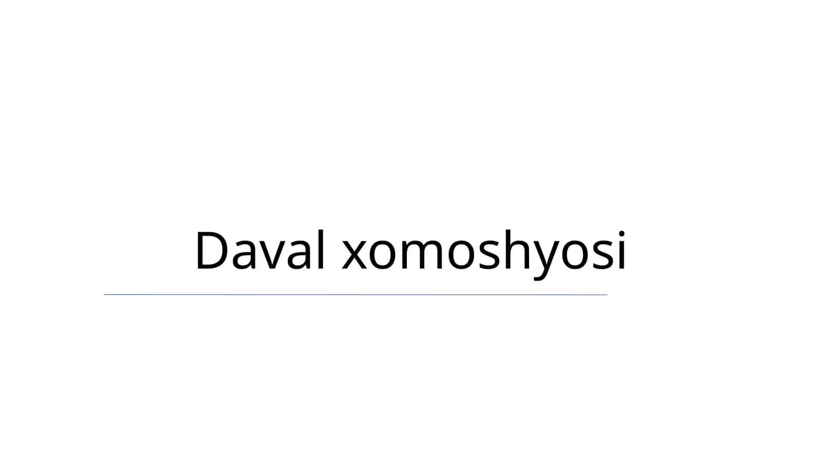 Daval xomoshyosi
