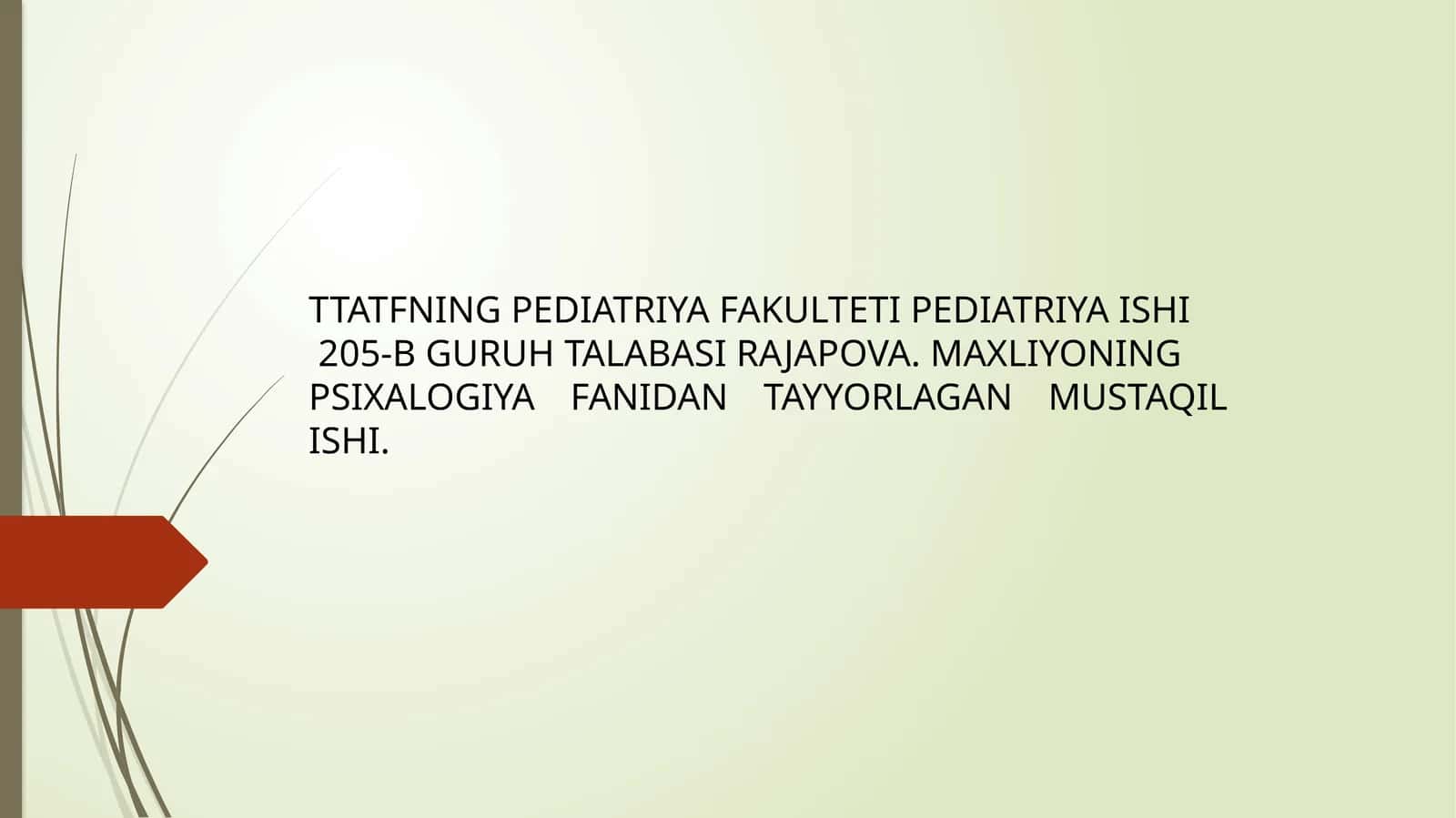 Sharq mutafakkirlarining psixologik qarashlari