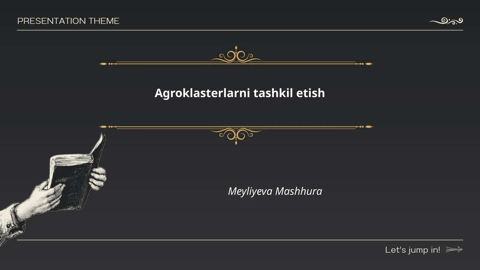 Agroklasterlarni tashkil etish