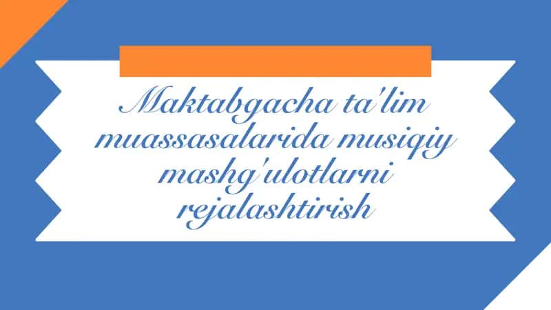 Musiqiy Mashg'ulotlar