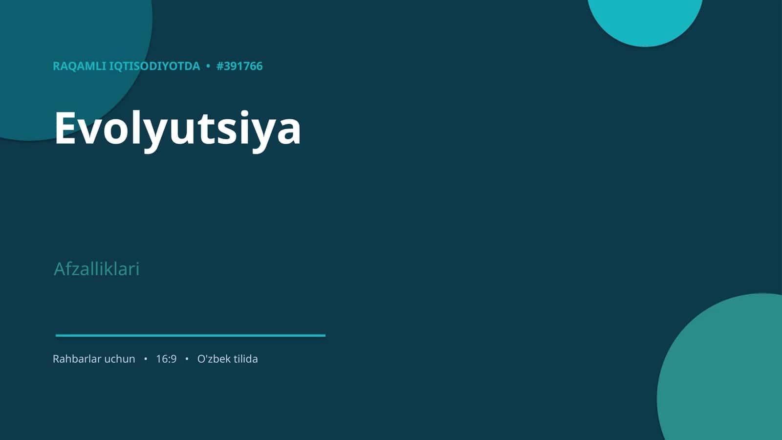 Evolyutsiya