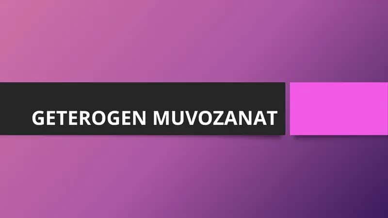 Geterogen muvozanat