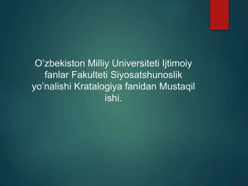 Hokimiyat shakllari va uning tamoyillari