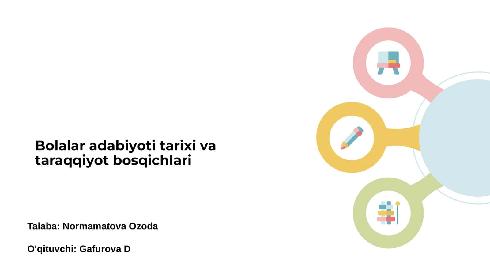 Bolalar adabiyoti tarixi va taraqqiyot bosqichlari