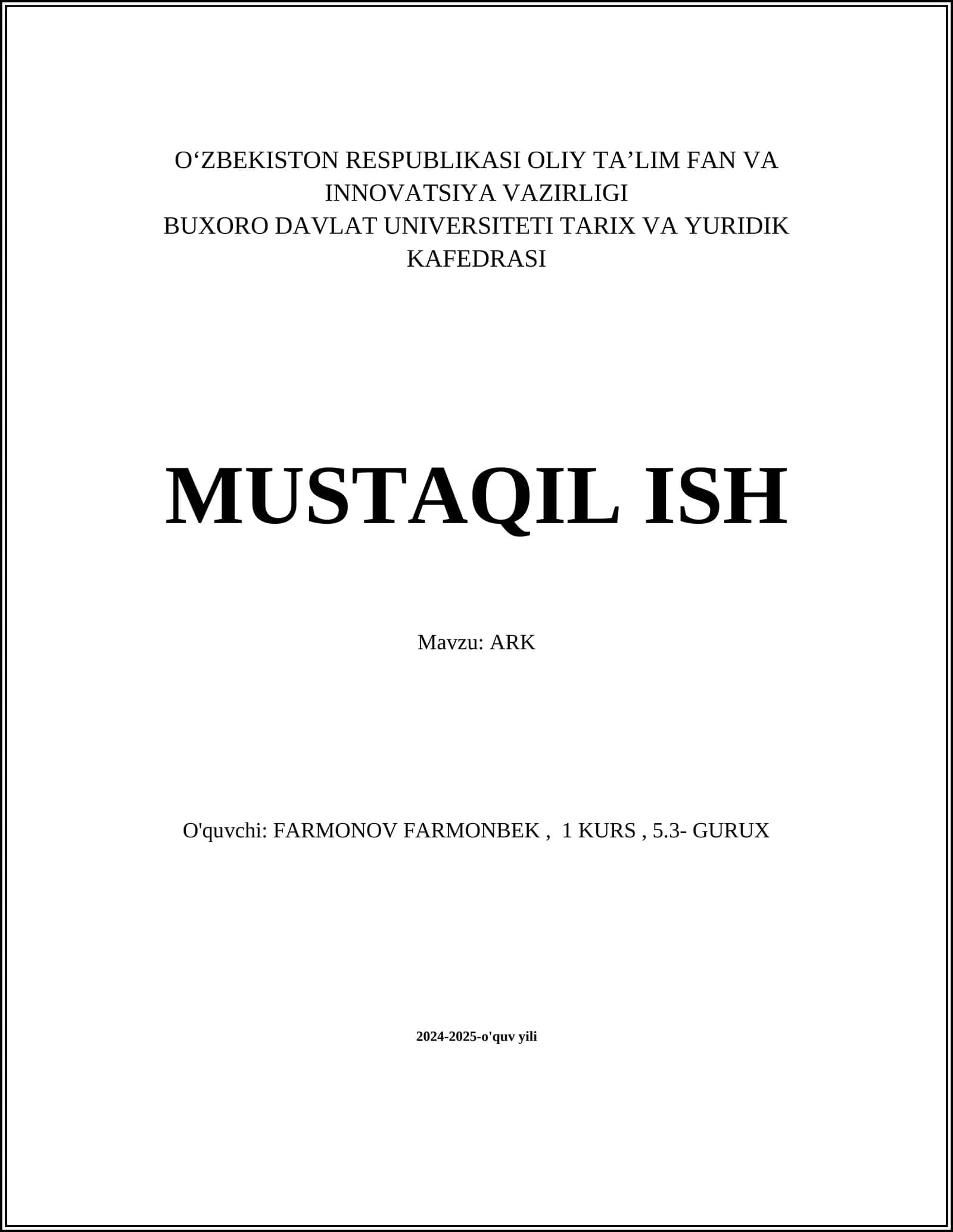 ARK texnologiyasi