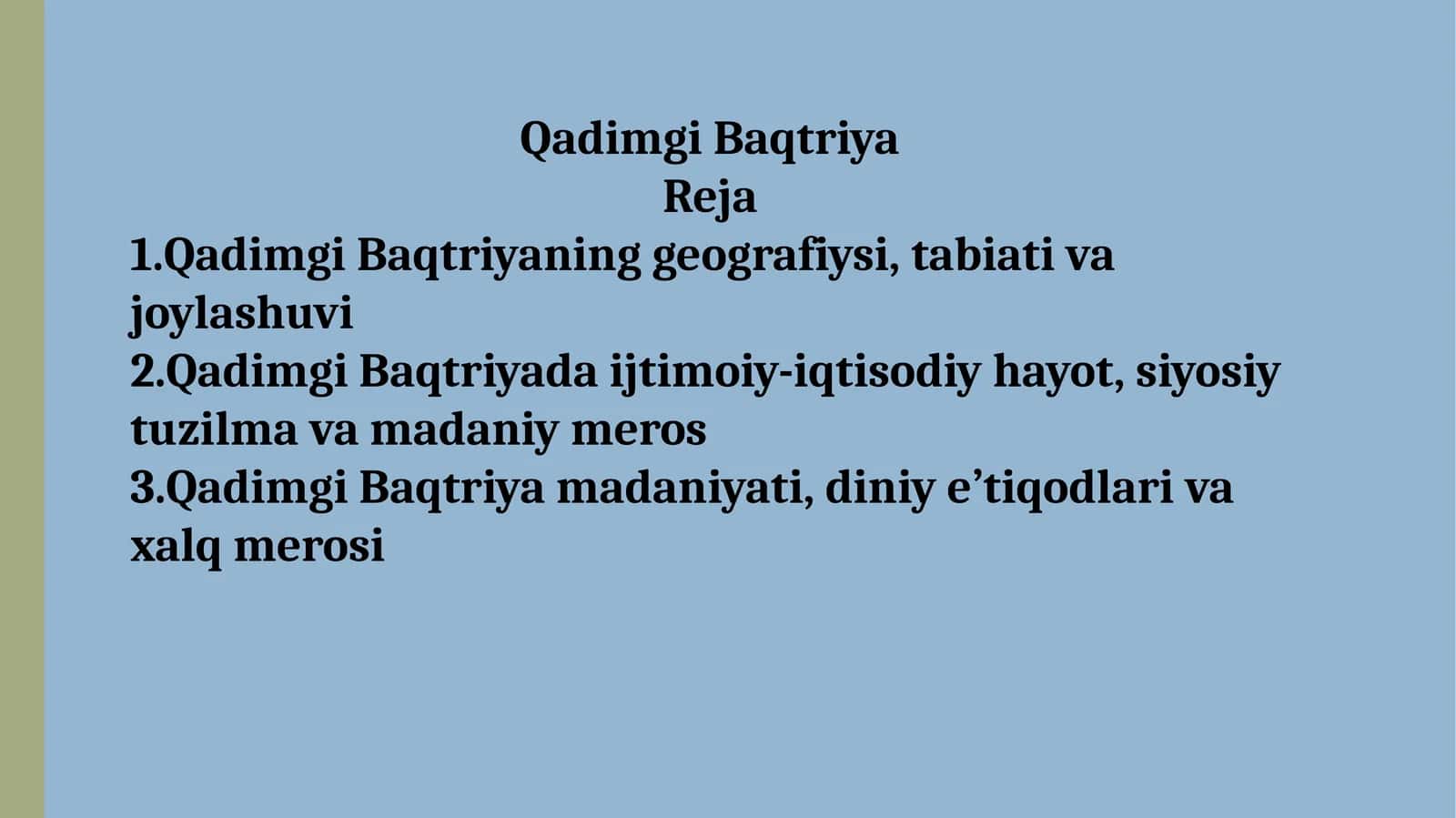 Qadimgi Baqtriya