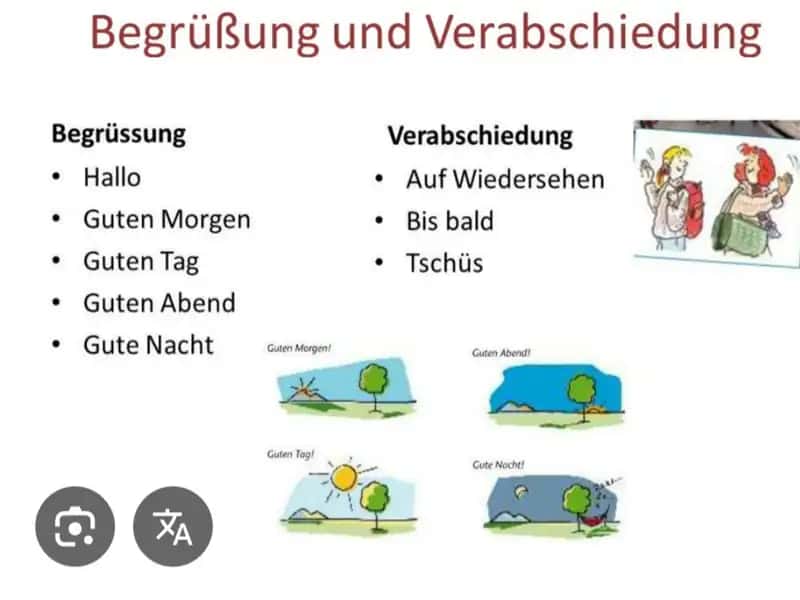 BegrufSung und Verabschiedung