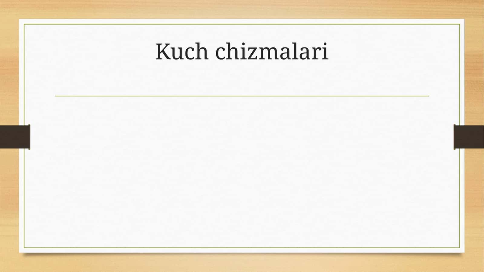 Kuch chizmalari