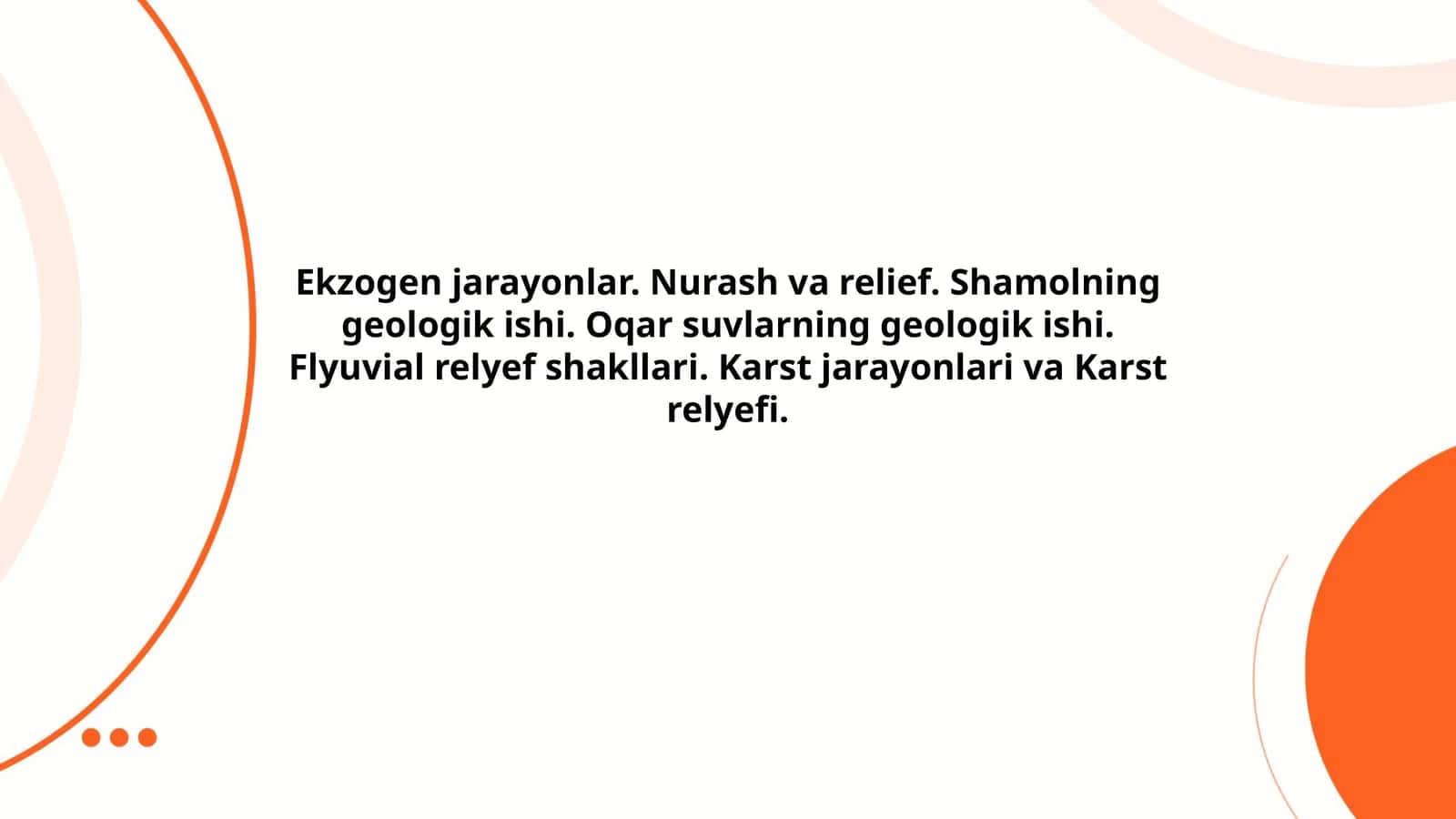 Ekzogen jarayonlar