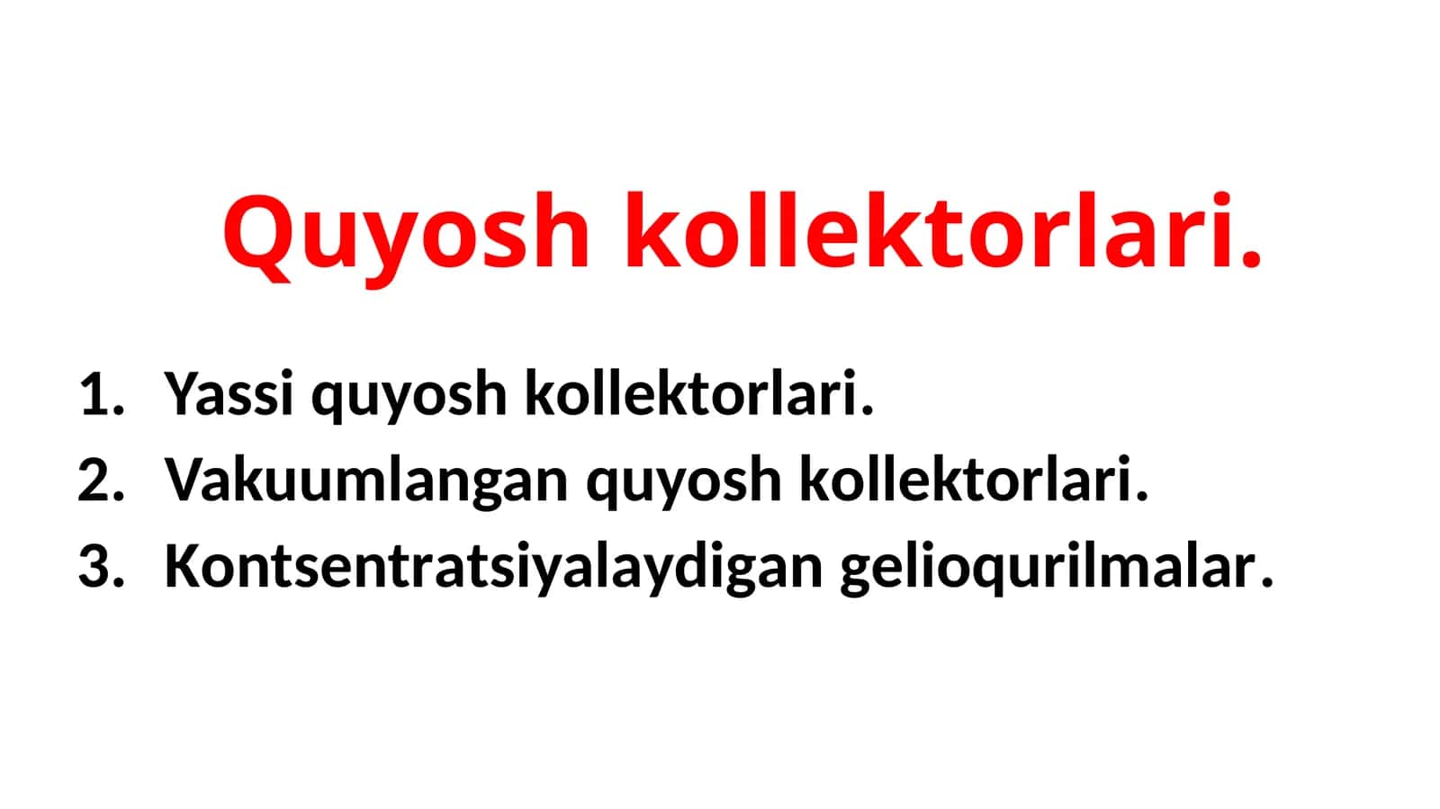 Yassi quyosh kоllеktоrlаri