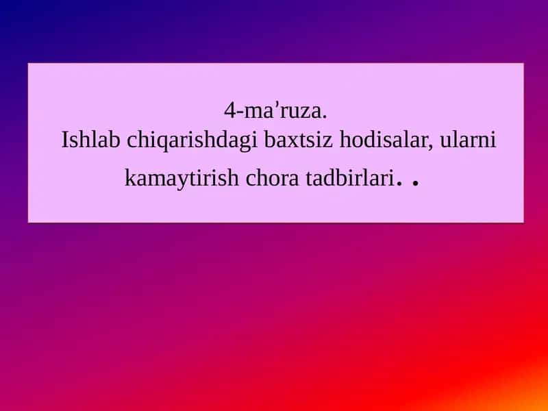 Baxtsiz hodisalar