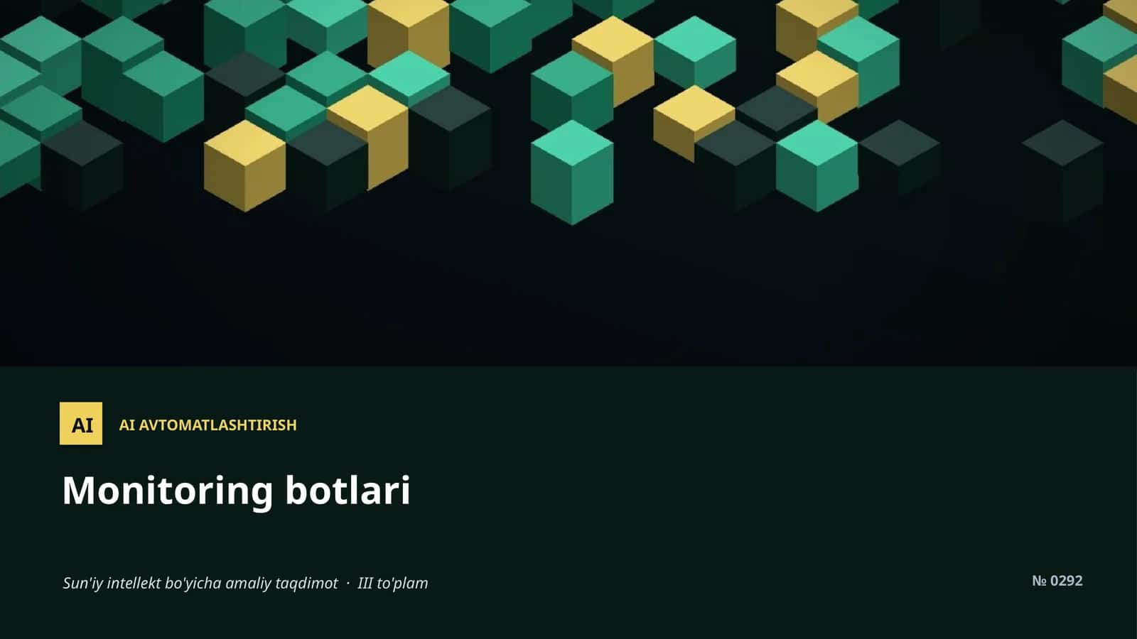 AI AVTOMATLASHTIRISH