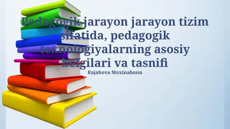 Pedagogik texnologiyalar