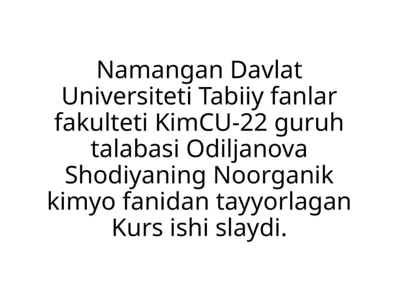 Kataliz va Katalizatorlar