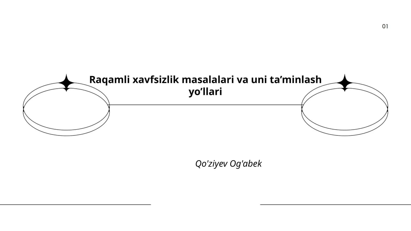 Raqamli xavfsizlik masalalari va uni ta’minlash yo’llari