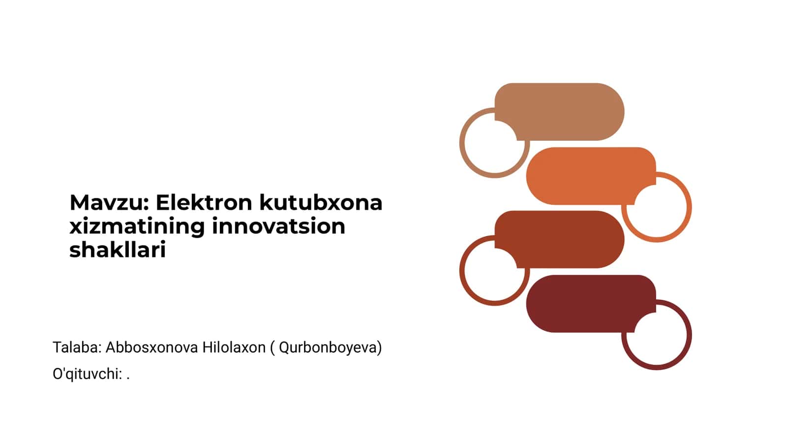 Elektron kutubxona xizmatining innovatsion shakllari