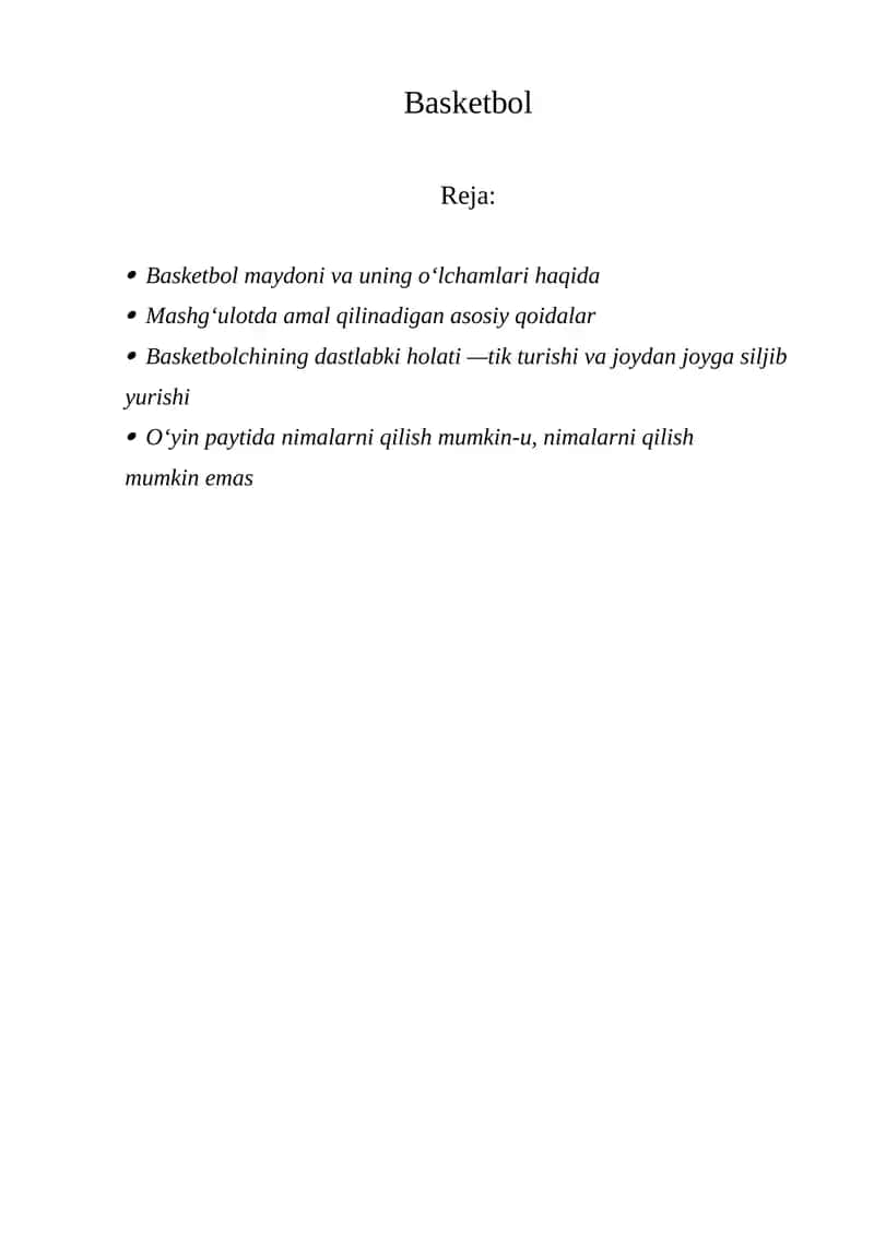 Basketbol