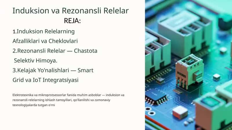 Induksion va Rezonansli Relelar