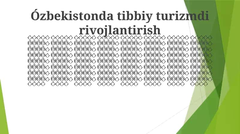 Tibbiy turizm