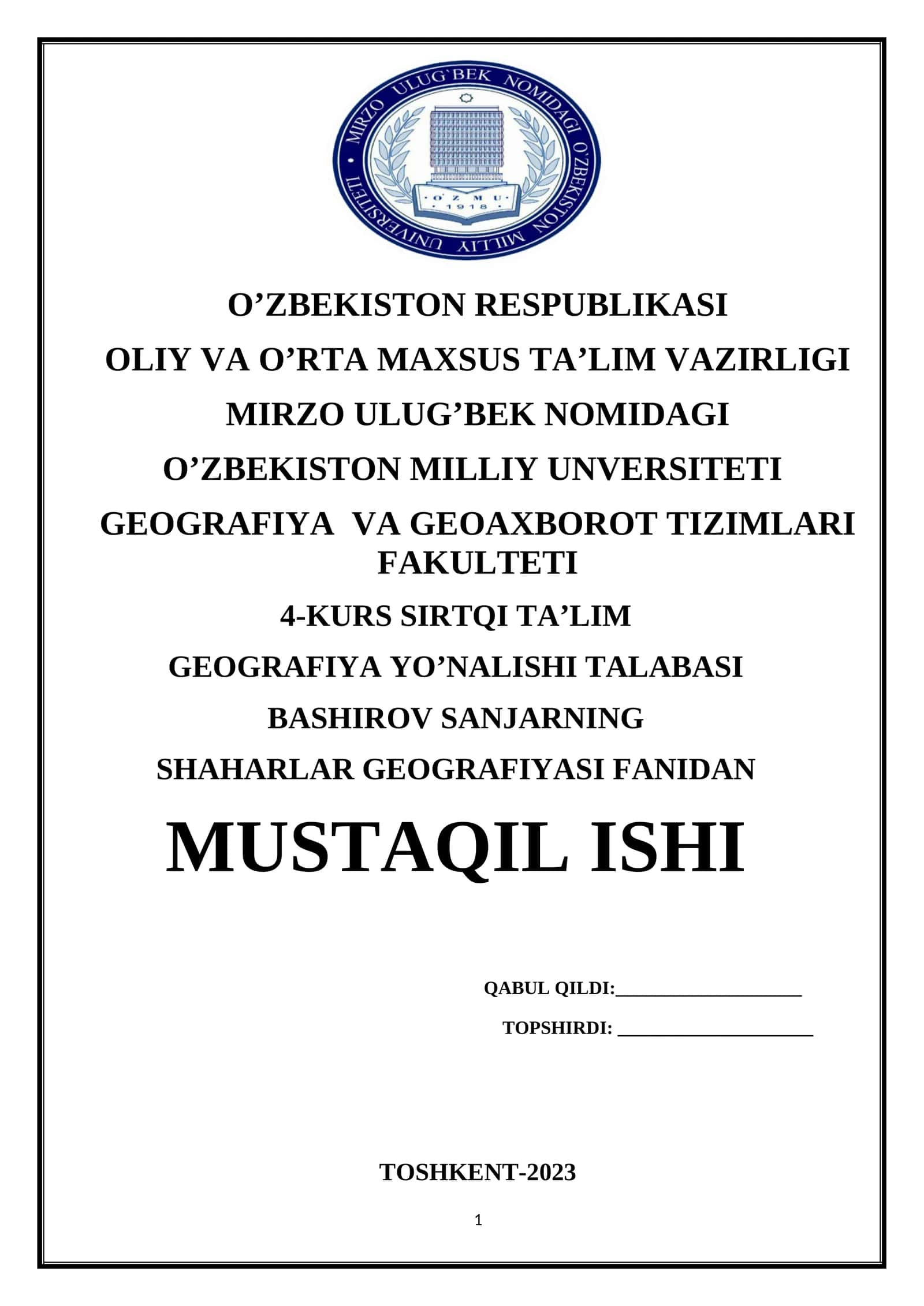 Amaliy mashg’ulotlarga tayyorgarlik ko’rish