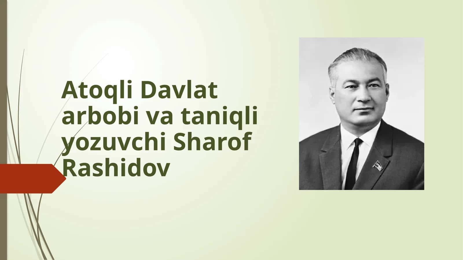 Sharof Rashidov