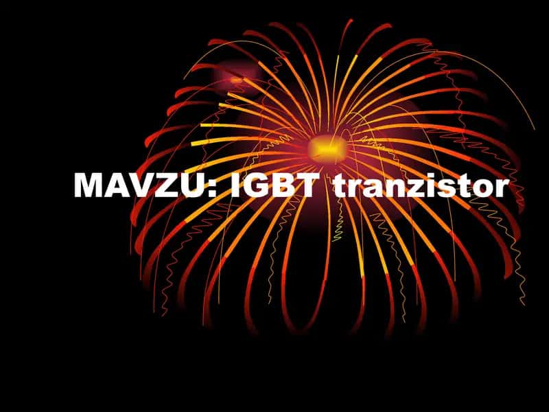 IGBT tranzistor