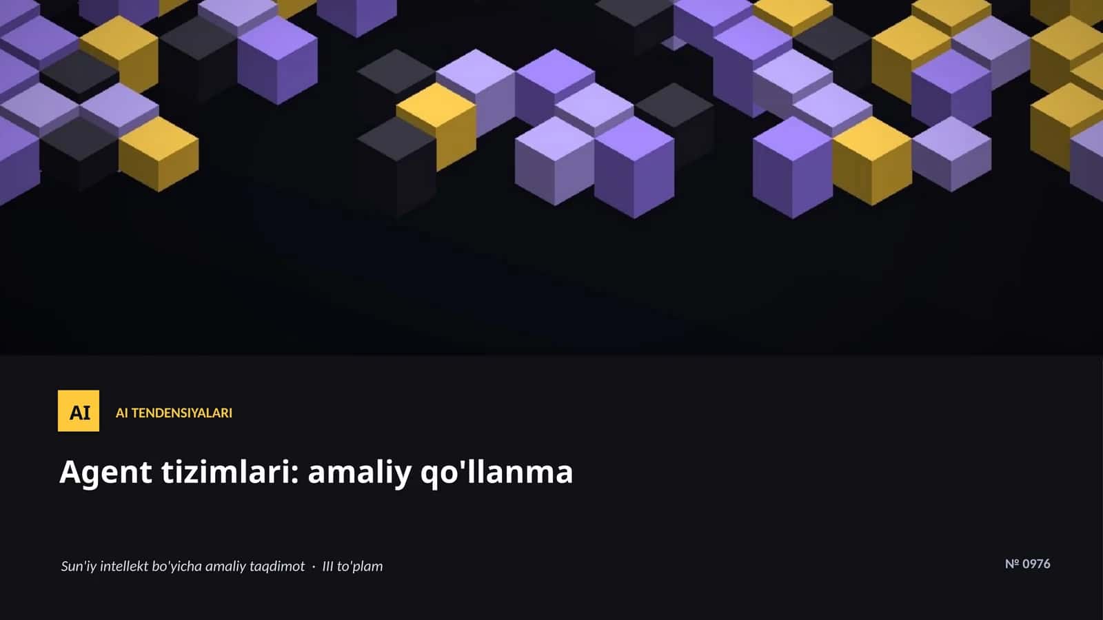 AI TENDENSIYALARI
