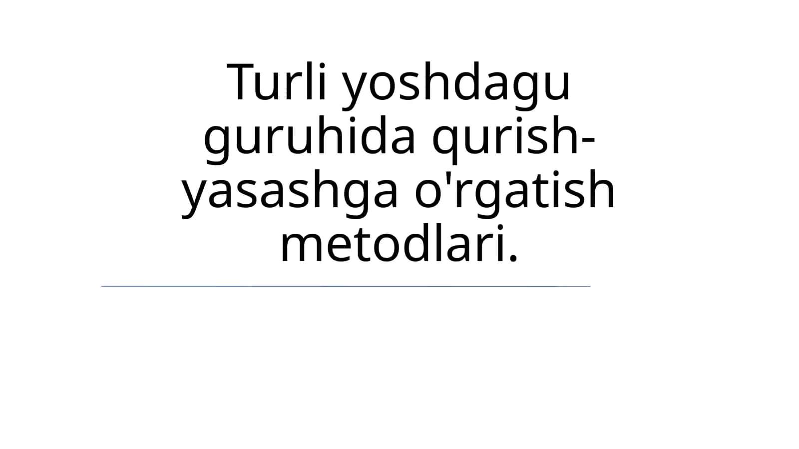 Kattalar uchun Qurilish va Dizayn