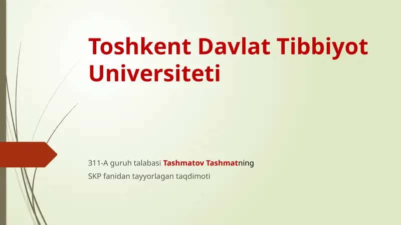 ogʻiz boʻshligʻi profilaktik tekshirish
