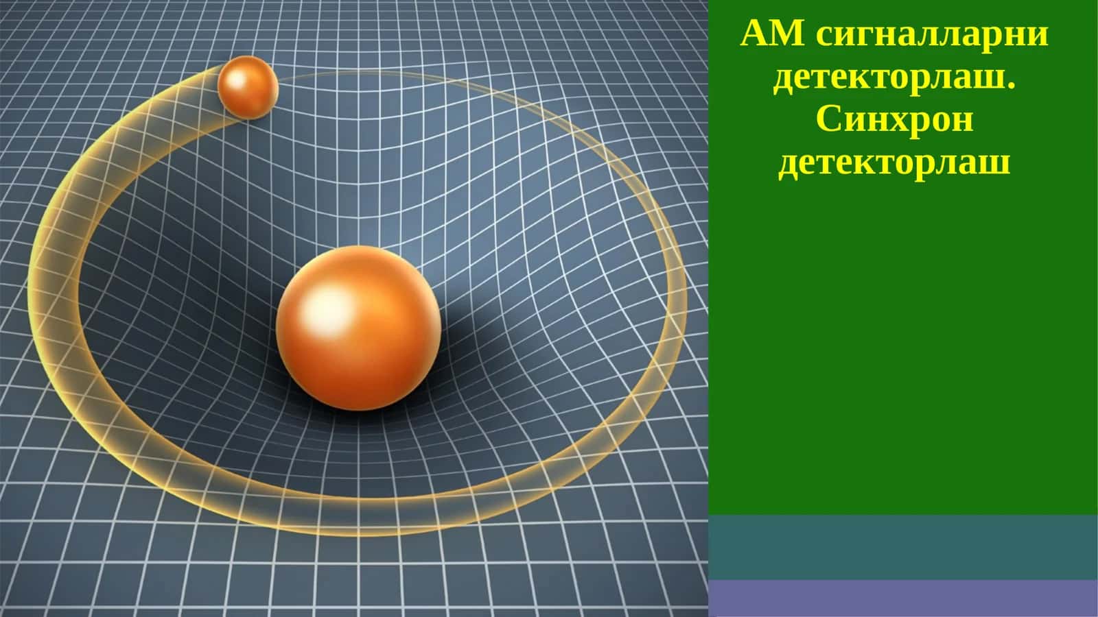 АМ сигналларни детекторлаш. Синхрон детекторлаш.pptx