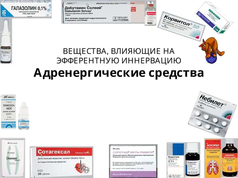 Адренергические средства