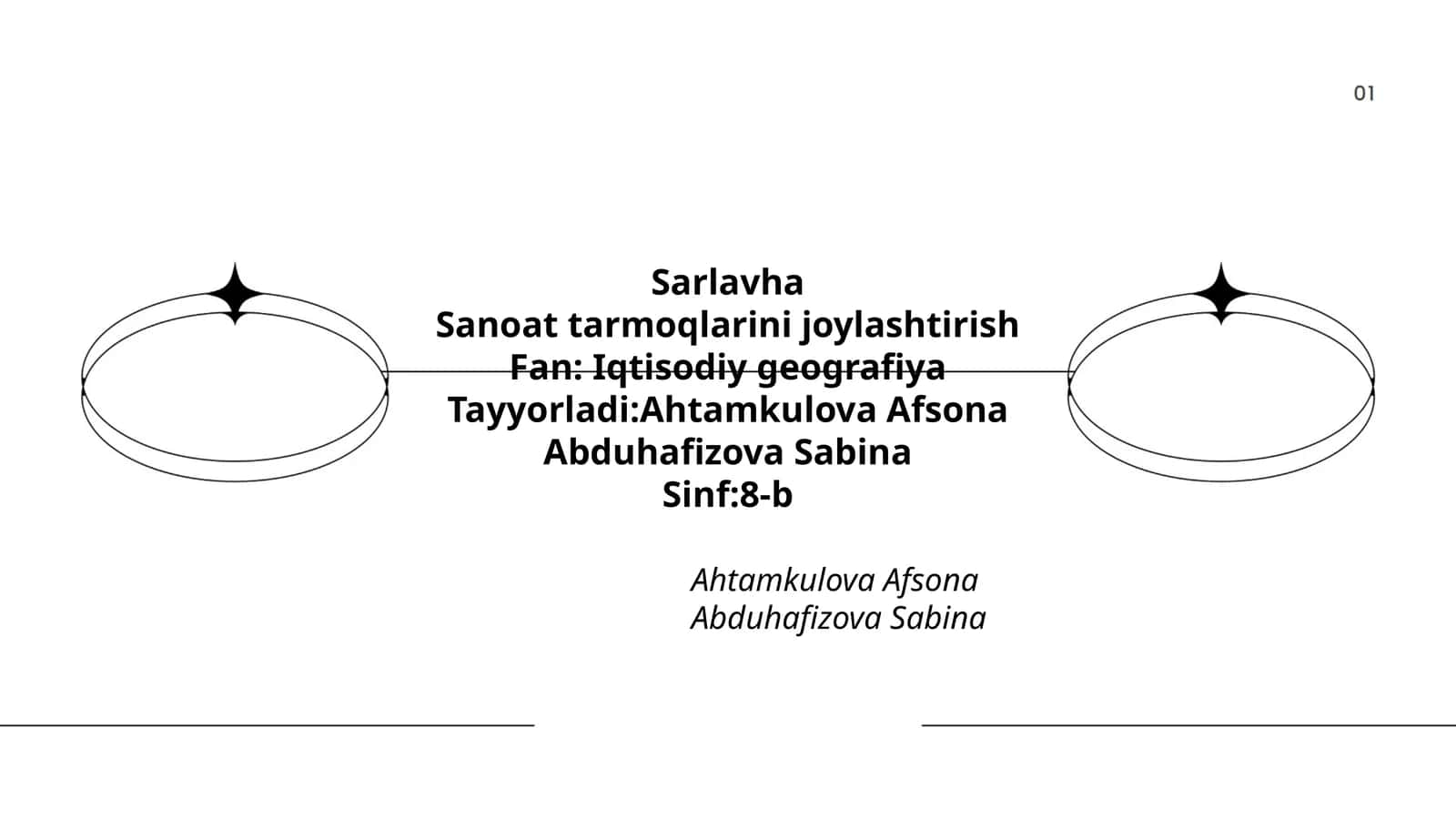 Sanoat tarmoqlarini joylashtirish