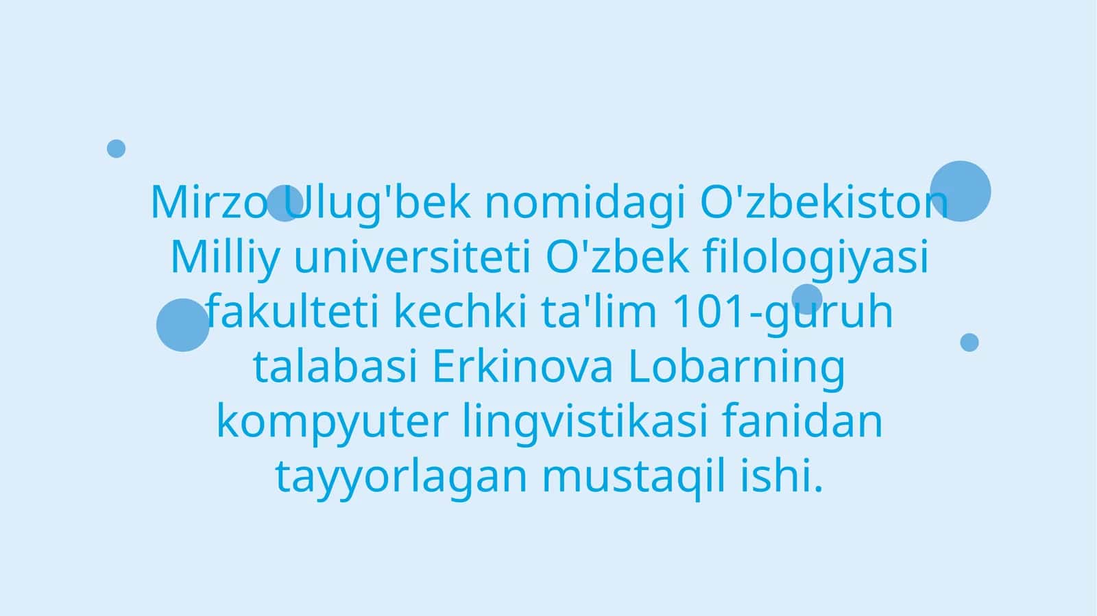 Kompyuter lingvistikasi