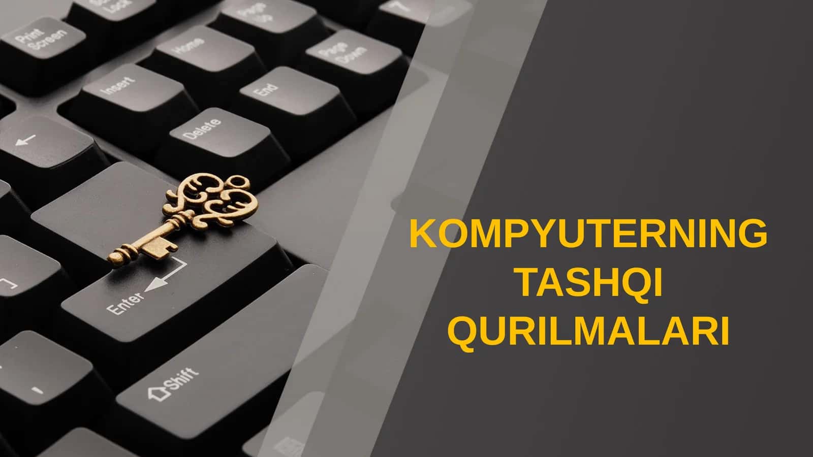 Kompyuterning tashqi qurilmalari