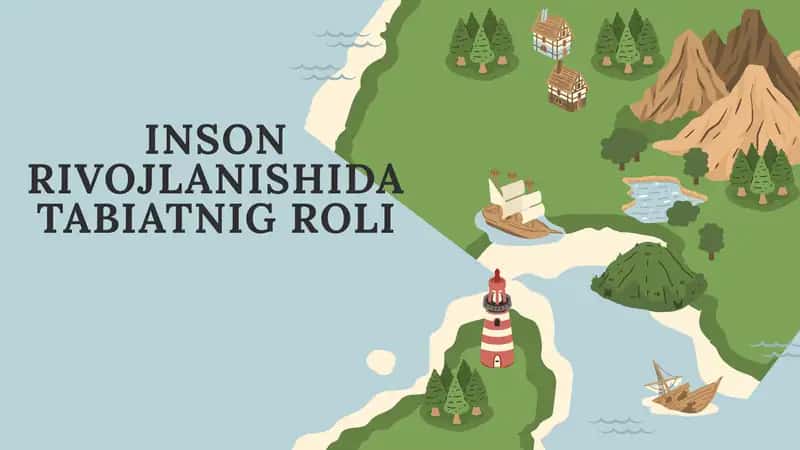 INSON RIVOJLANISHIDA TABIATNIG ROLI