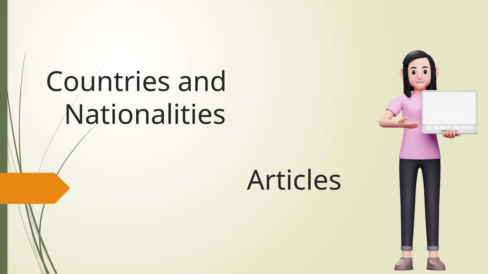 Countries and Nationalities Articles