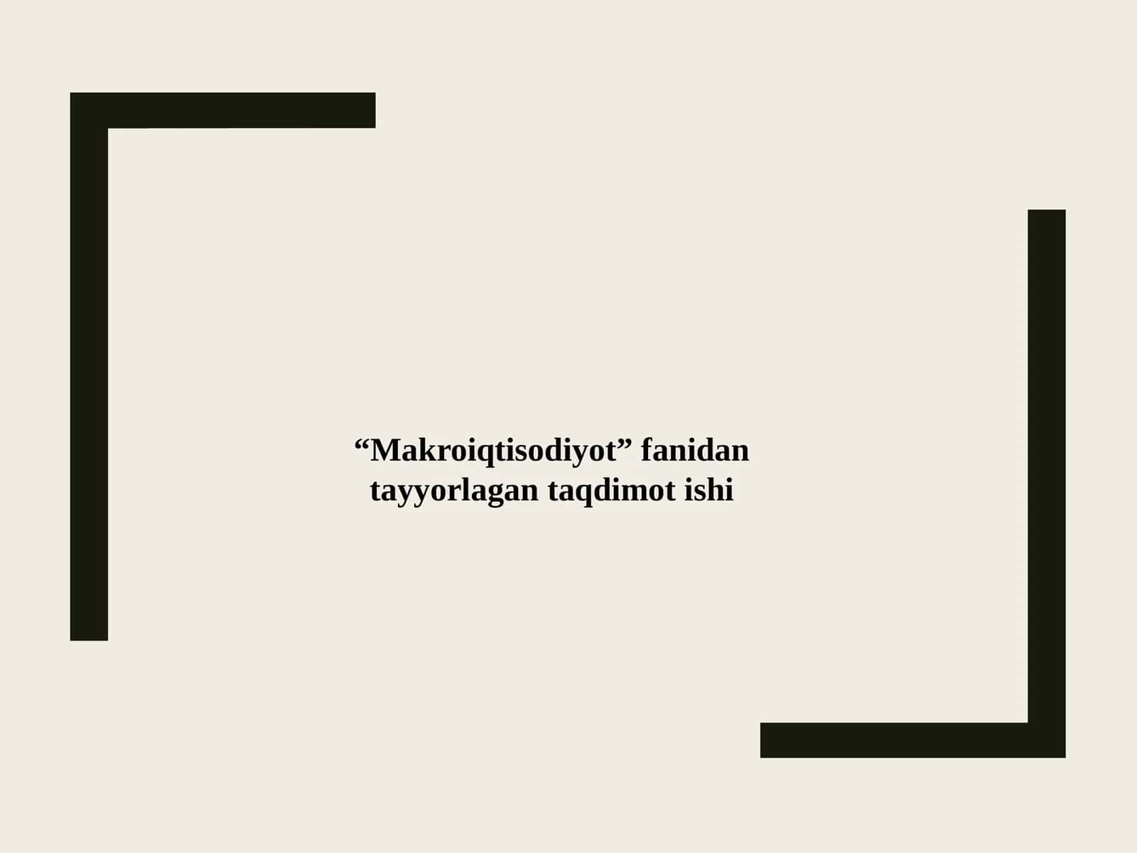 Xitoyning asosiy makroiqtisodiy ko’rsatkichlari