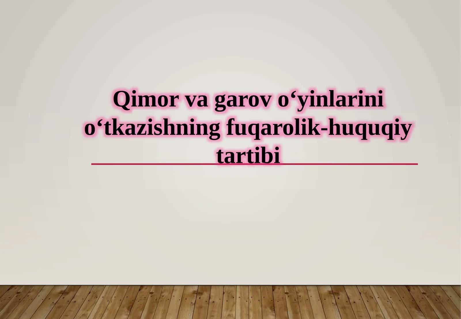 Qimor va garov o‘yinlari