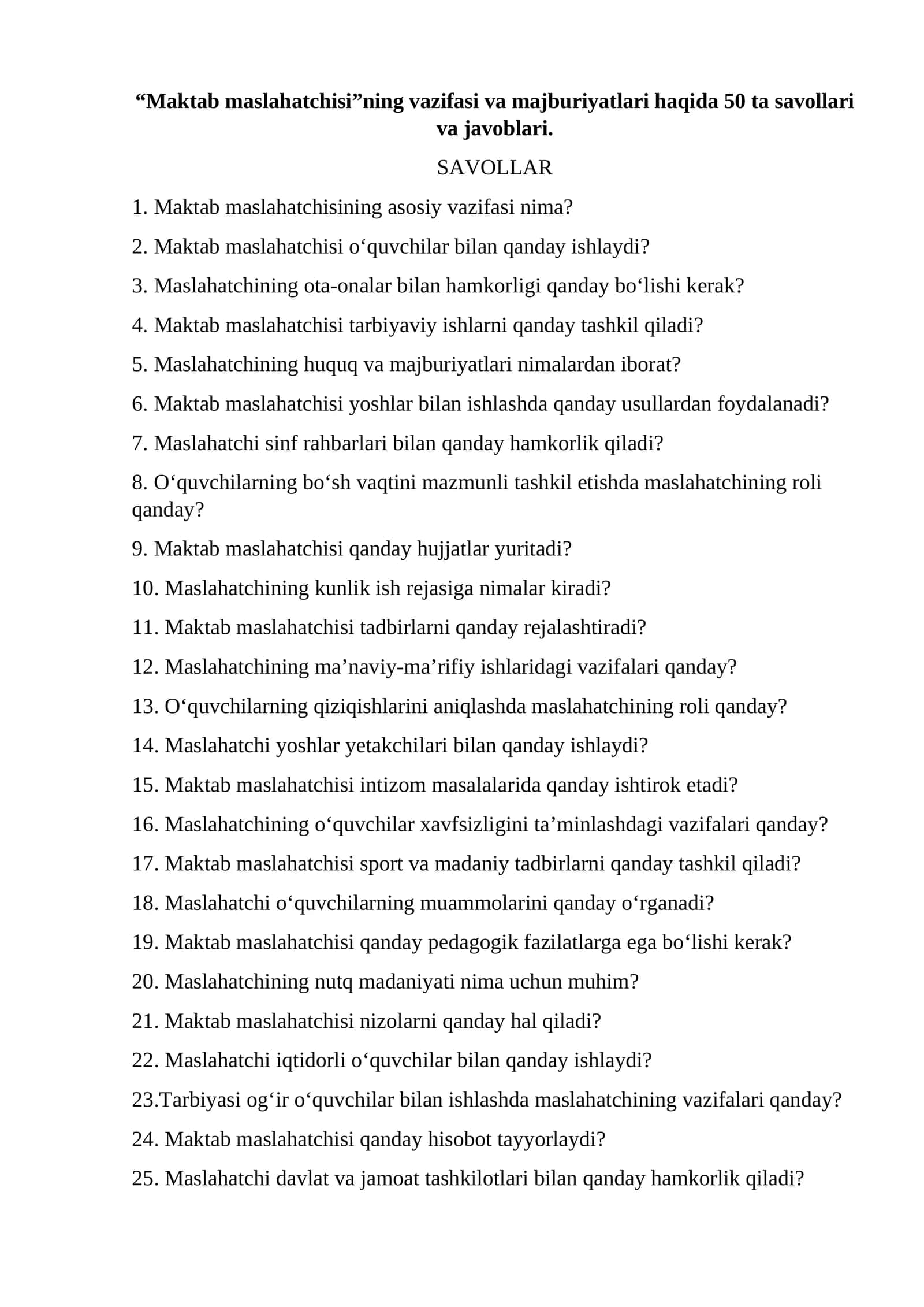 Maktab maslahatchisi