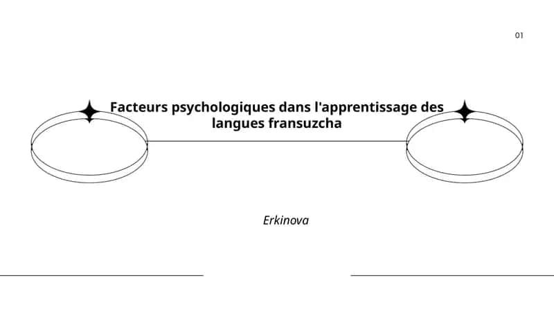 Facteurs psychologiques dans l'apprentissage des langues fransuzcha Erkinova