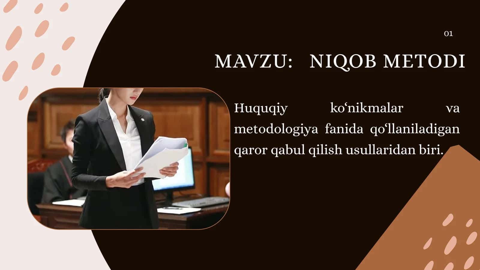 NIQOB METODI