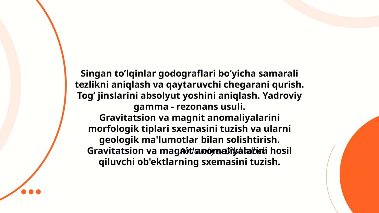 Singan to’lqinlar godograflari