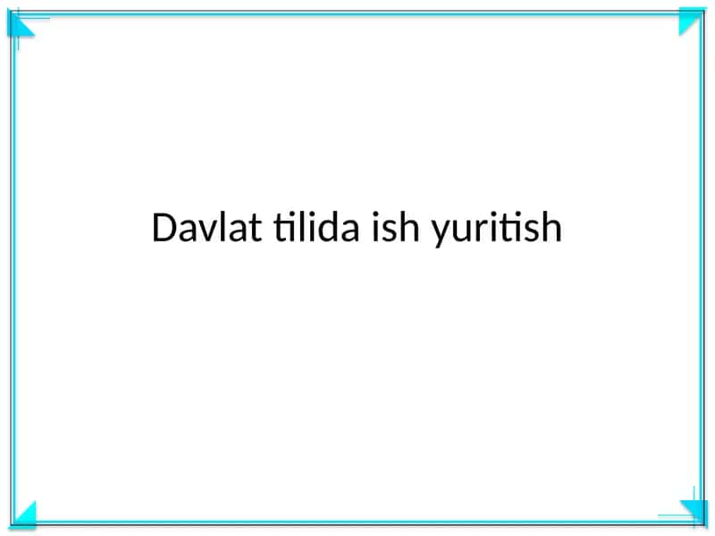 Davlattilidaishyuritish