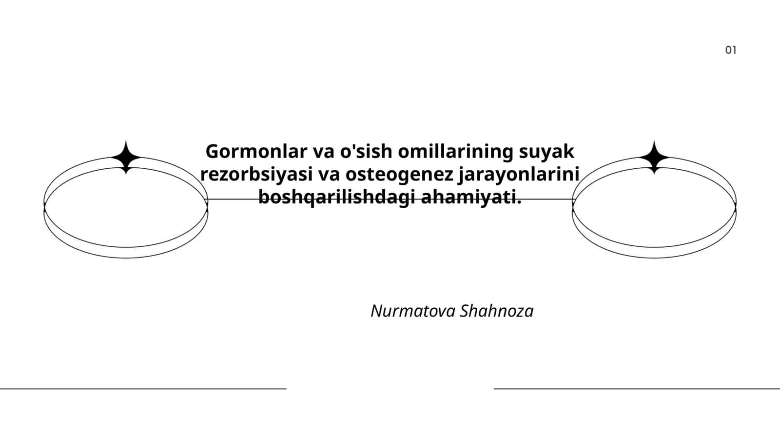 Gormonlar va o'sish omillarining suyak rezorbsiyasi va osteogenez jarayonlarini boshqarilishdagi ahamiyati