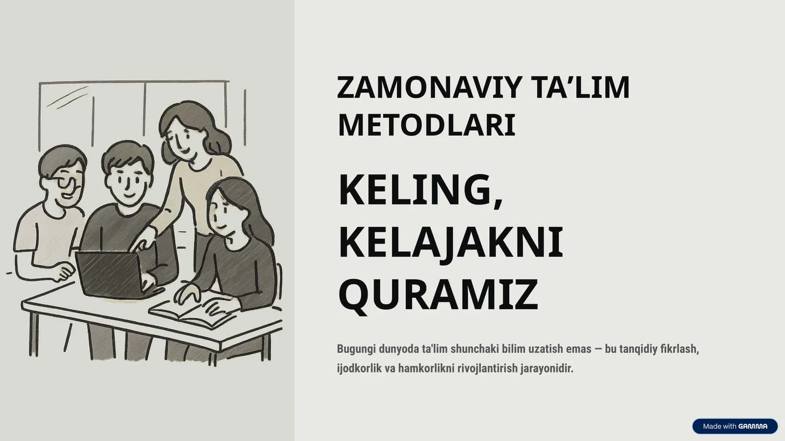 ZAMONAVIY TAʼLIM METODLARI
