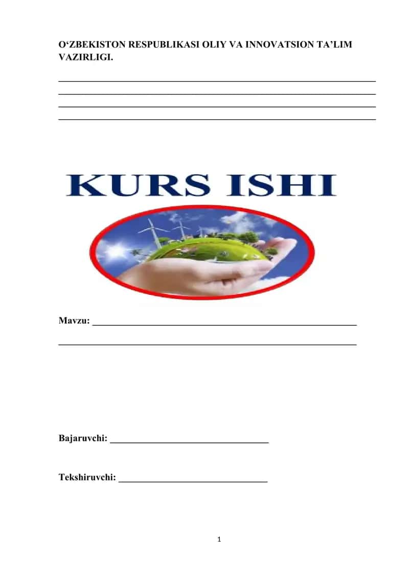 O’rta Osiyo tuproqlarining hududiy tarqalish xususiyatlari (balandlik va kenglik bo’yicha).Kurs ishi