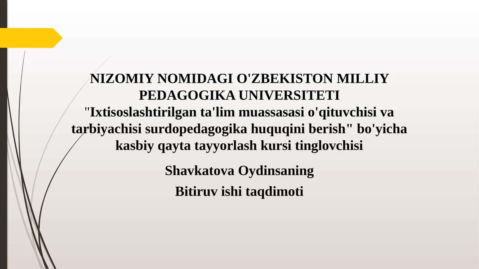 ESHITISHDA NUQSONI BO'LGAN BOLALAR TA'LIM-TARBIYA TIZIMIDA SENSOR INTEGRATSIYA ISHLARINING SAMARALI USULLARI