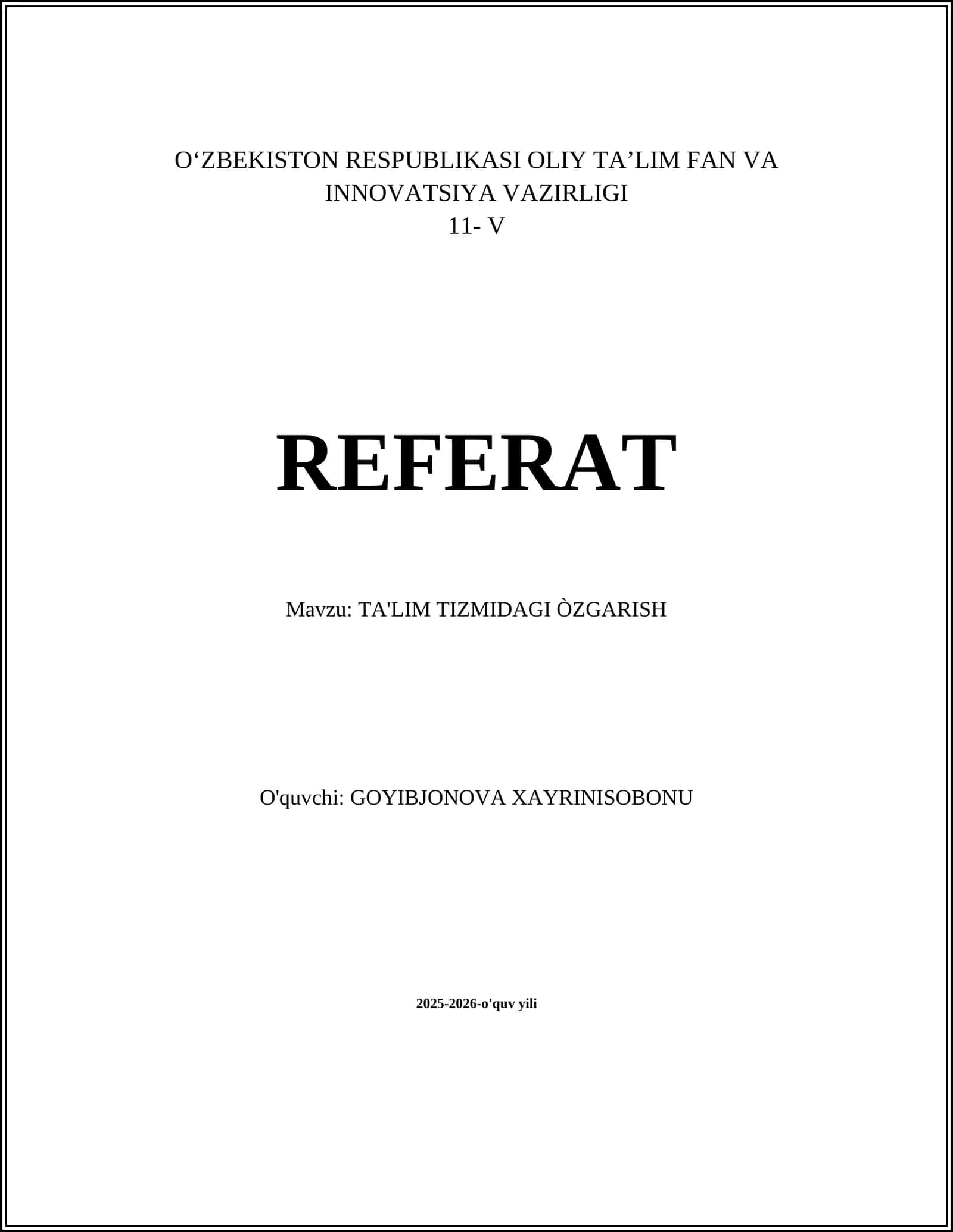 Raqamli transformatsiya va maktablarda elektron ta'lim