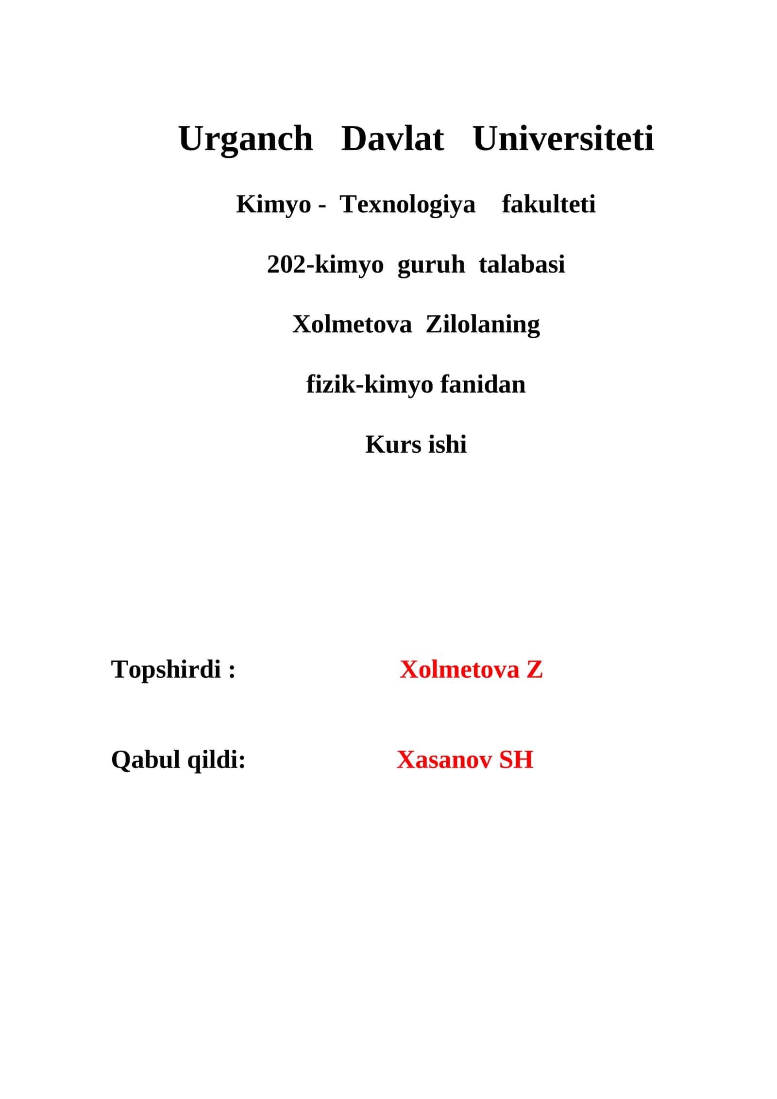 Kondensirlangan fazada komponentlari bir-birida chekli eruvchi ikki komponentli sistemalar